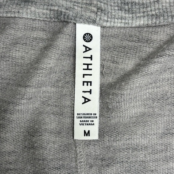 Athleta Long Sleeve Open Cardigan Marled Gray - Picture 11 of 13